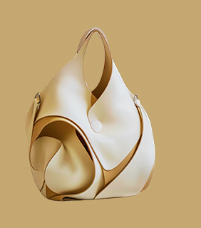 Cream Origami Tote